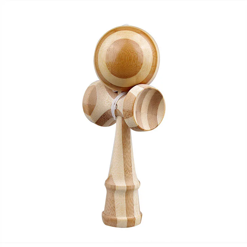 wonderful  18cm Professional Kendama Bamboo Wooden Toys PU Paint Skillful Juggling Ball Antistress Outdoor Spo