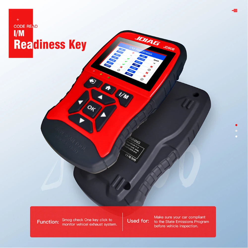 JDiag JD906 автомобильный диагностический инструмент OBD2 считыватель кода