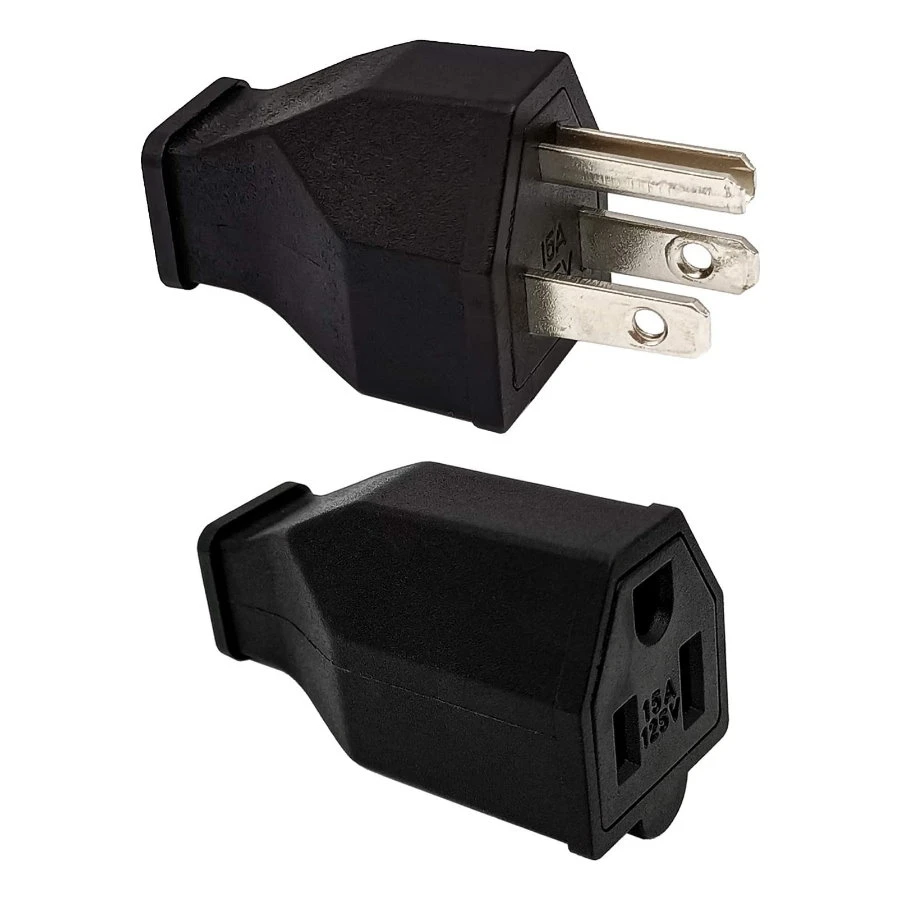 Paquete de 5 ~ nos enchufe DIY recableable de de enchufe alimentación de AC250V 15A|Enchufes eléctricos| - AliExpress