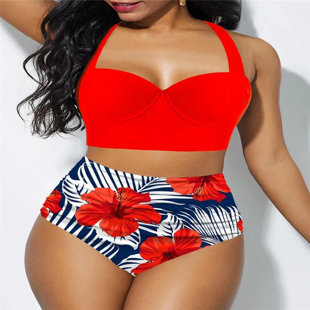 plus size sunflower bathing suit