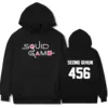 Squid Game 456 Hoodies Korean Round Six Print Streetwear Men Women Oversized Sweatshirts Hoodie Tracksuits Pullover Clothes 3