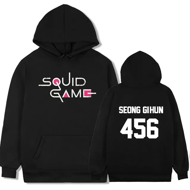 Squid Game 456 Hoodies Korean Round Six Print Streetwear Men Women Oversized Sweatshirts Hoodie Tracksuits Pullover Clothes 3