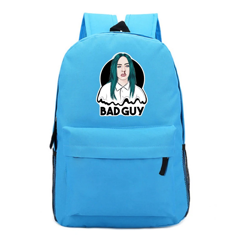 14 Billie Eilish рюкзак женский мочила для мальчиков студентов обратно в школу Леон сумка дети сумки для книг ежедневно мультфильм рюкзак для путешествий - Цвет: 14