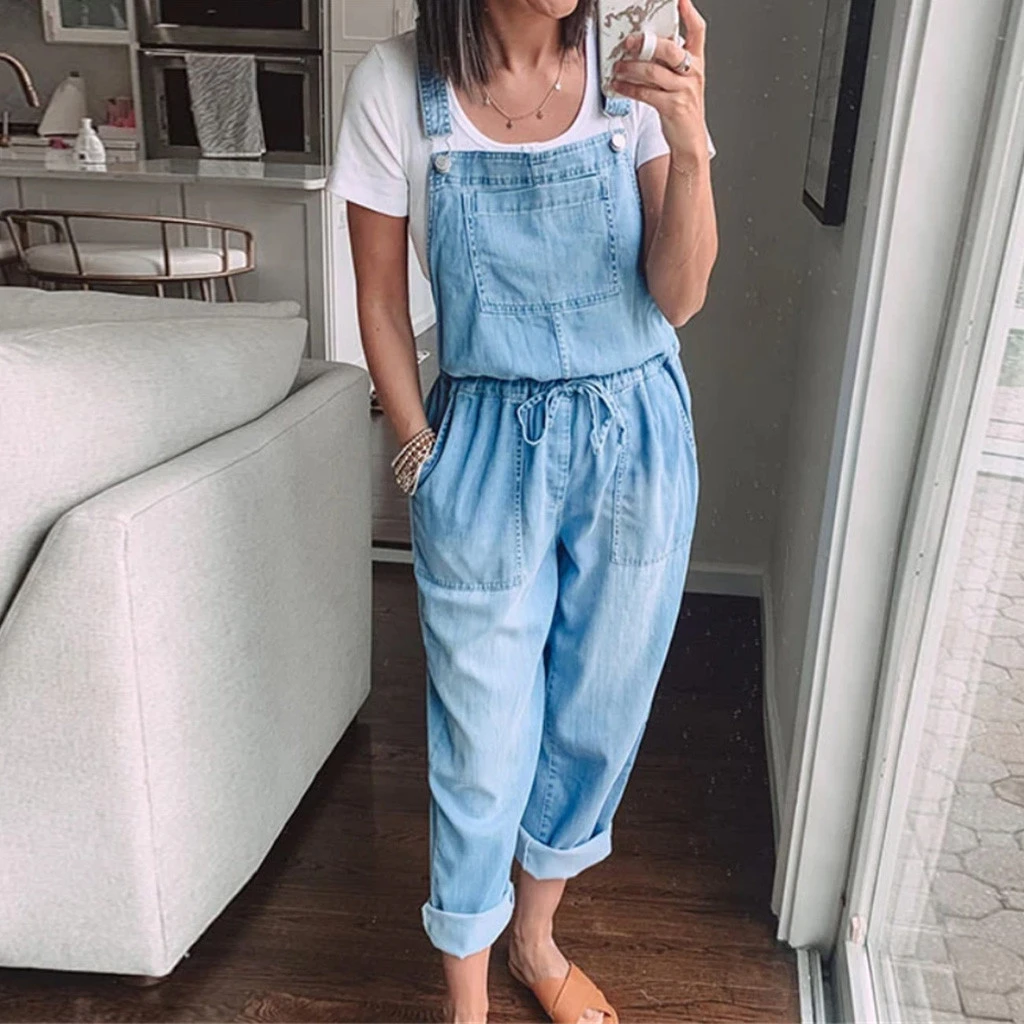 denim romper playsuit