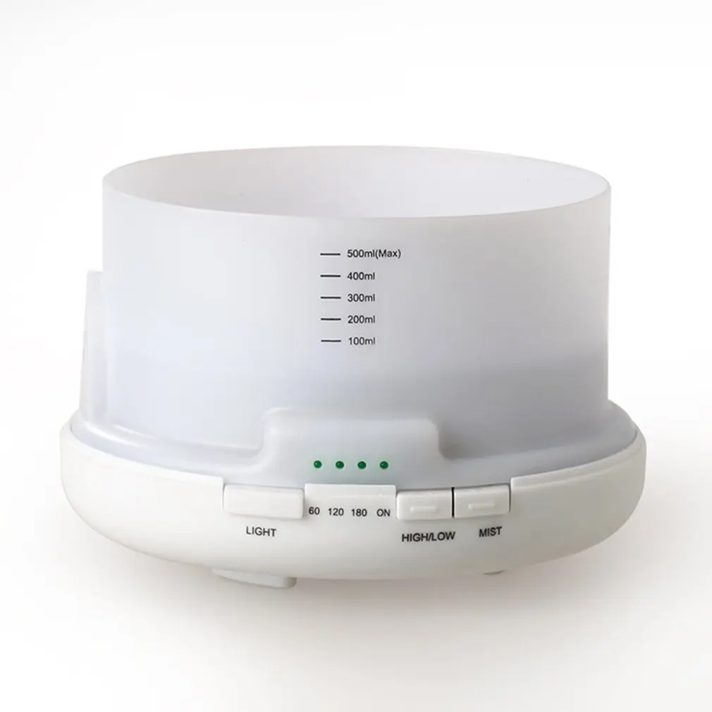 

500ml Low Noise Aromatherapy Humidifier Ultrasonic Aroma Humidifier Essentiel Fragrance Humidifier Machine Home Mist Maker