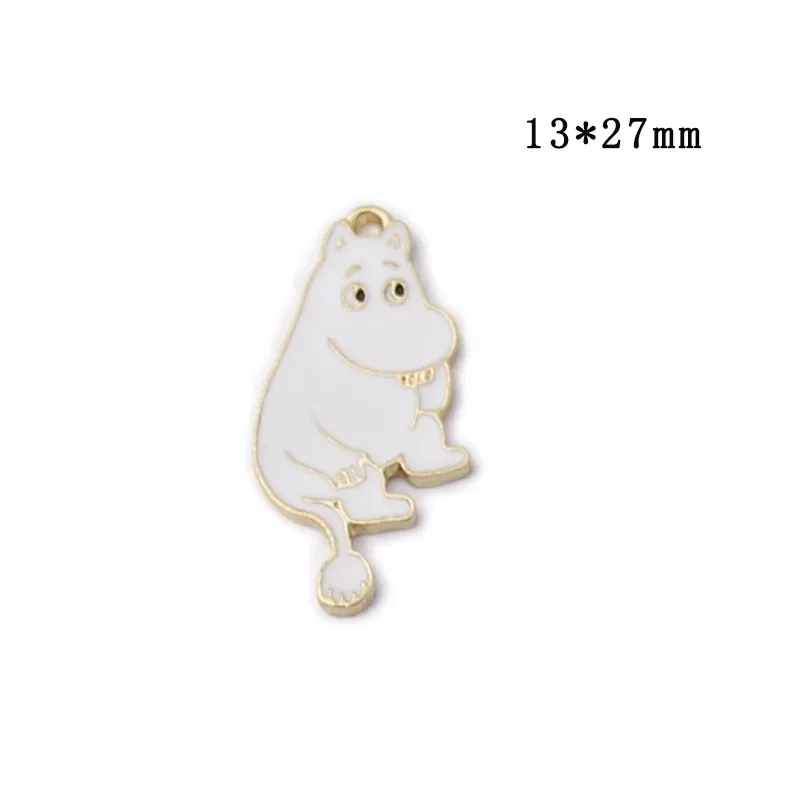 Moomin масло капли сплава аксессуары DIY серьги ключ ожерелье аксессуары