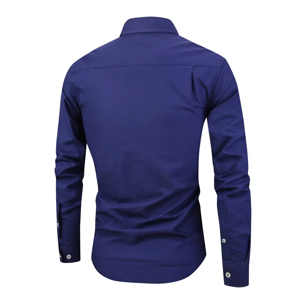 Camisa Masculina мужская с длинным рукавом белая кнопка отложной воротник живопись Повседневная Топ блузка Рубашки 19Aug23 P30