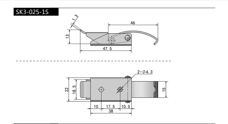 Industrial Hardware Stainless Steel Hasp Latch Lock Cabinet Mechanical Equipment Chains Fastening Buckle