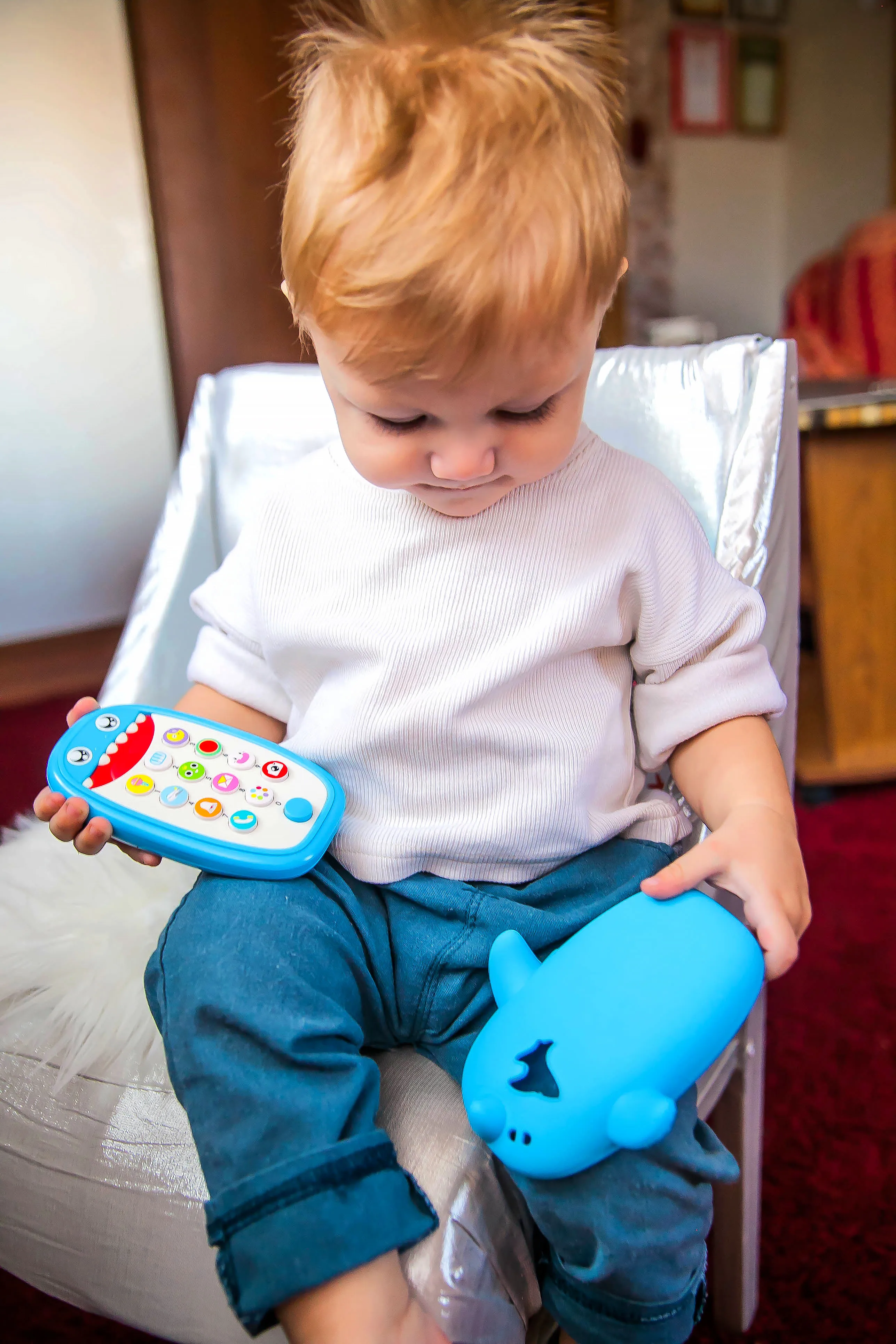 Игрушка-погремушка для детей 1-3 лет, игрушка для прослушивания музыки, игрушки для мобильных телефонов