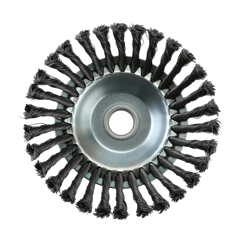 

Weed Brush Rotary Joint Twist Knot Steel Wire Wheel Brush Disc Landscaping&Cutting Irrigation Machinery Accessaries