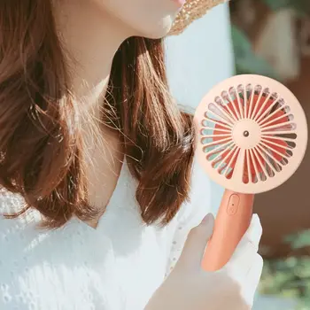 

Mini Handheld Air Humidifying Spray Fan Usb Rechargeable Cooler Fan with 3 Speed