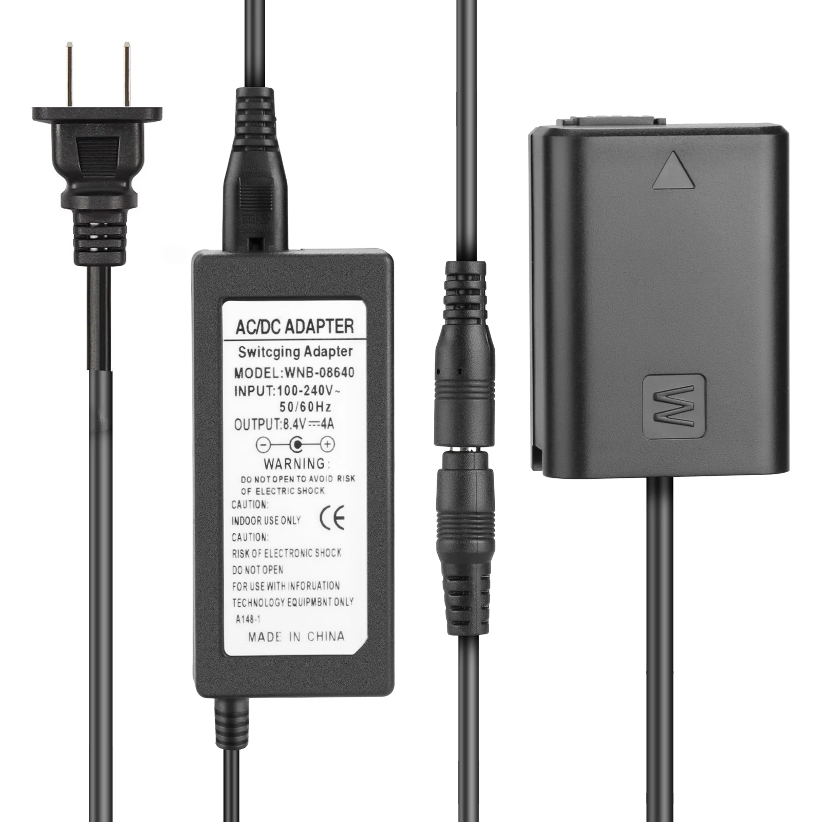 AC Питание адаптер для Sony NP-FW50 манекен Батарея Альфа A6500 A6400 A6300 A7 A7II A7RII A7SII A7S A7S2 A7R A7R2