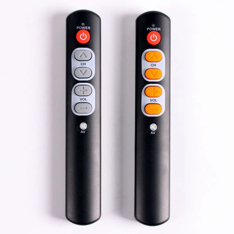 

Learning Remote Control with 6 big buttons, smart controller duplicate for TV,STB,DVD,DVB,HIFI