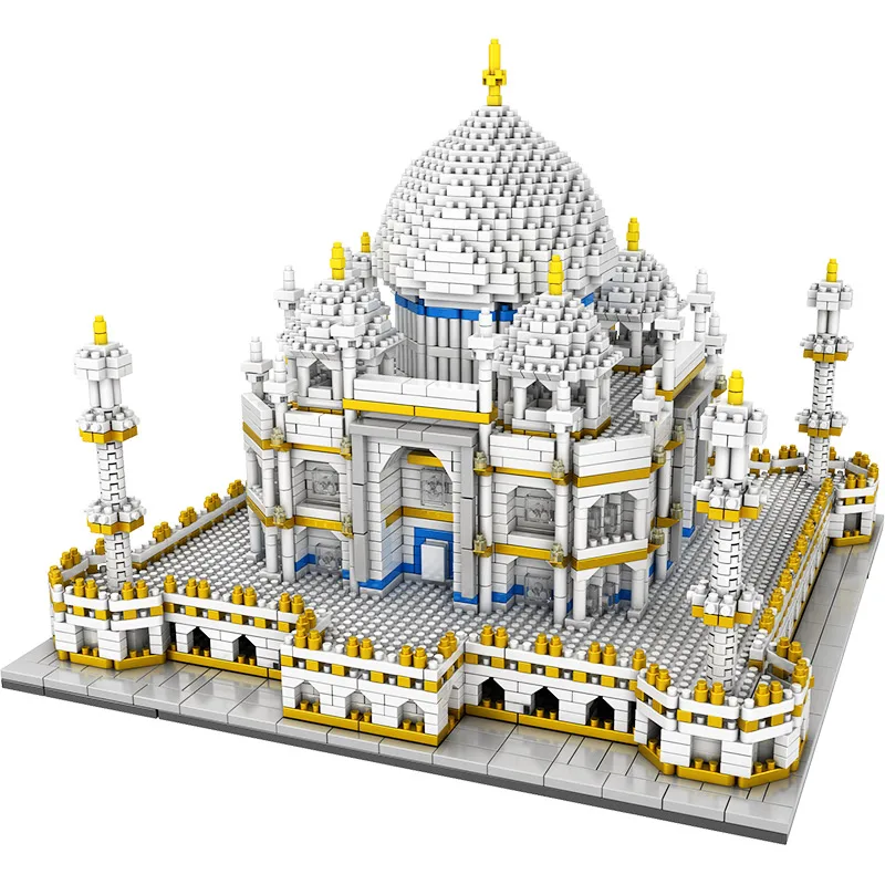 

LOZ Mini Blocks World Famous Architecture Taj Mahal 3D Model Building Blocks 3950 Pcs Bricks Creator Educational Toys For Kids