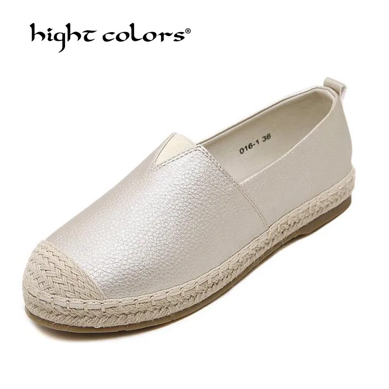 

Women Fishman Shoes Hemp Jute Soled Famous Brand Designers Women Flats Spring Autumn Leather Espadrilles Loafers Shoes SRX-823