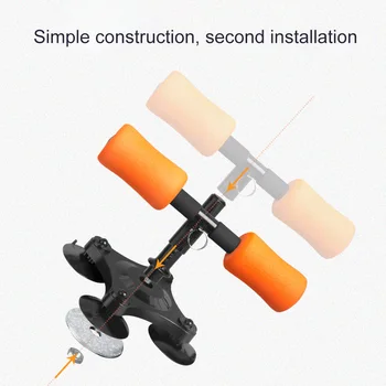 

Portable Situp Bar Abdominal Muscle Trainer Fitness Equipment for Push Up Muscle Training ZJ55