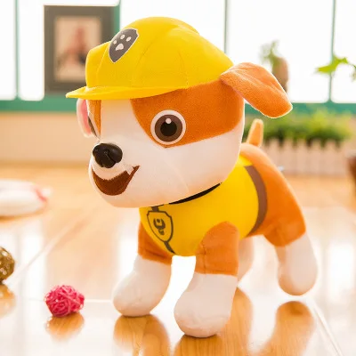 30cm yellow 30 см лапа патруль кавайная плюшевая кукла аниме Персонаж хлопок Мягкий щенок для собак дорожно-патрульной службы куклы Собаки Спасательные игрушки для детей 2D04 - Цвет: 30cm yellow