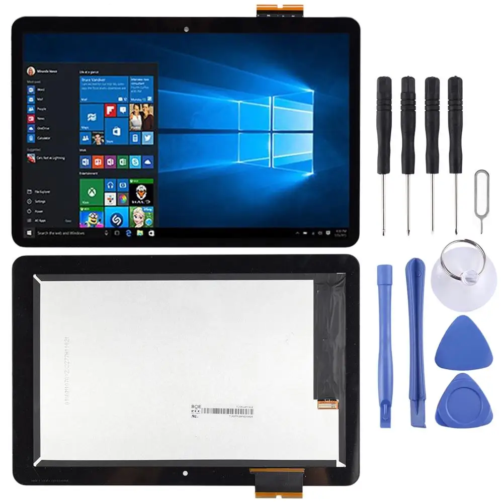 ЖК экран и дигитайзер в сборе для Asus Variantes T101HA (черный)|Экраны мобильных телефонов|
