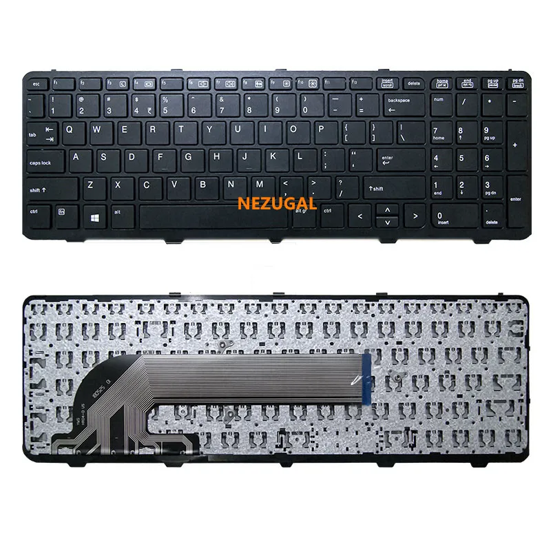 Tastiera Us Laptop Per Hp Probook 450 G0 450 G1 450 G2 455 G1 455 G2 470 G0 470 G1 470 G2 Tastiera Con Cornice