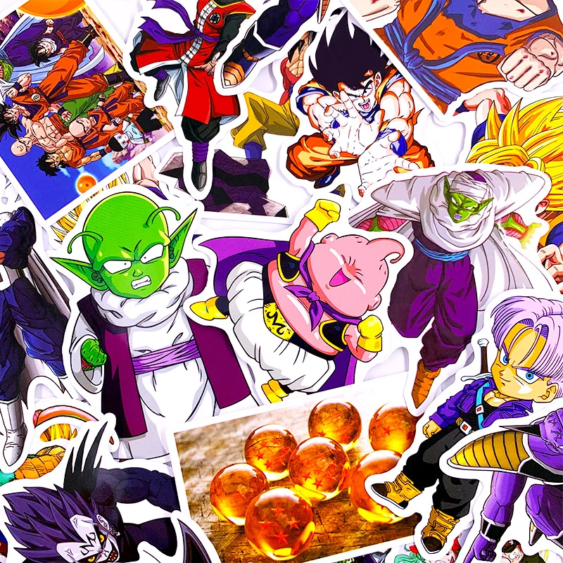 35 шт. японский Классический Дракон наклейка в виде шара Супер Saiyan Goku для гитары скейтборд DIY украшение дома багаж ноутбук