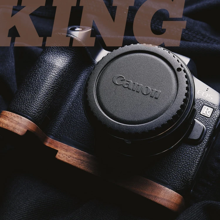 Ручная работа деревянная рукоятка Базовая пластина Кронштейн для Canon EOS R |