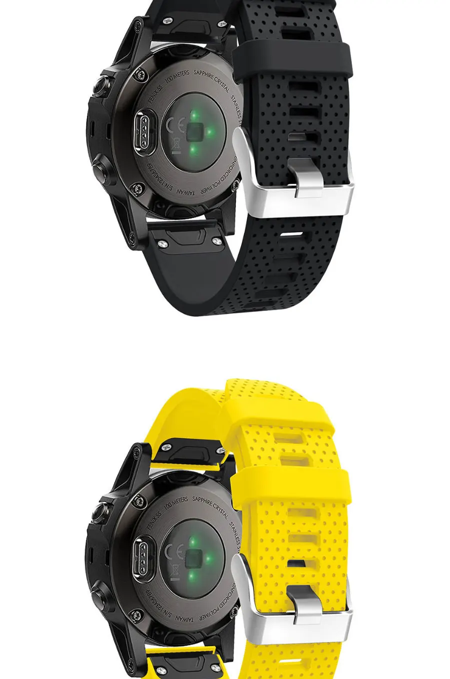 Ремешок QuickFit Garmin Fenix 6 6X6 S/5S 5X5 Plus 3HR силиконовый ремешок Forerunner 945 935/Instinct ремешок для часов 20 мм 22 мм 26 мм