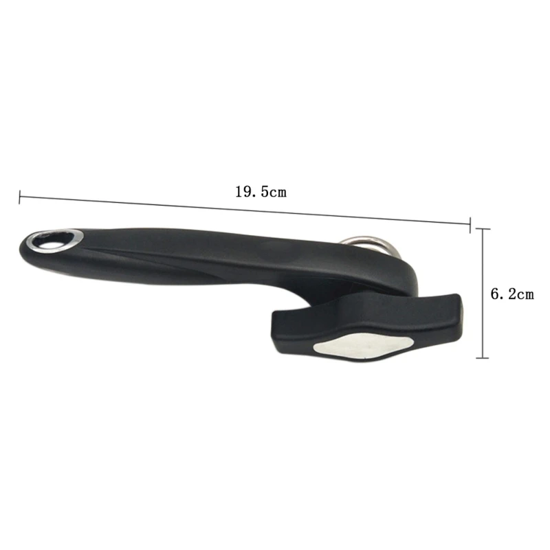 1pc Safe Bottle Opener Knife Professional Ergonomic Manual Can Opener Side Cut Manual Kitchen Gadgets for Jars Canisters