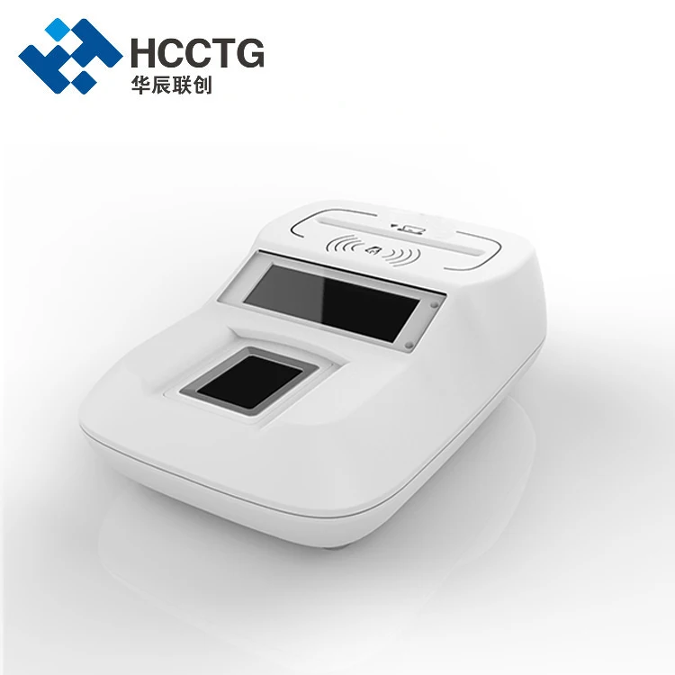 Черный Супермаркет RFID карты USB Bluetooth считыватель смарт-карт с датчиком отпечатков пальцев HD8-FI - Цвет: Черный