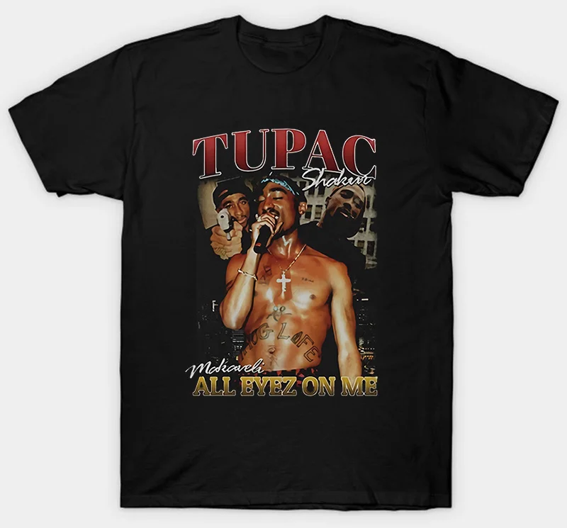 Футболка Tupac 2Pac All Eyez On Me 2 Pac эксклюзивная одежда|Футболки| |