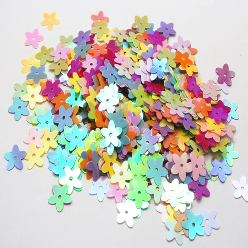 Wedding Dress DIY Craft Paillettes Mixed Color Loose Clothes Snowflake Sequins