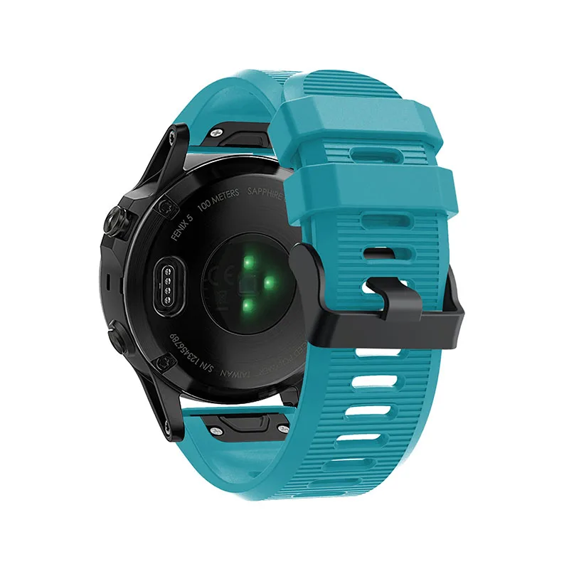 26 22 мм цветной быстросъемный силиконовый ремешок Easyfit для наручных часов Garmin Fenix 5 6 935 5X 6X 5S 6S 3 3HR ремешок для часов
