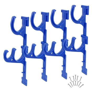 

4-Piece Swimming Pool Pole Type Plastic Fixed Seat, with Swimming Pool Telescopic Rod, Mosquito Net, Garden Equipment