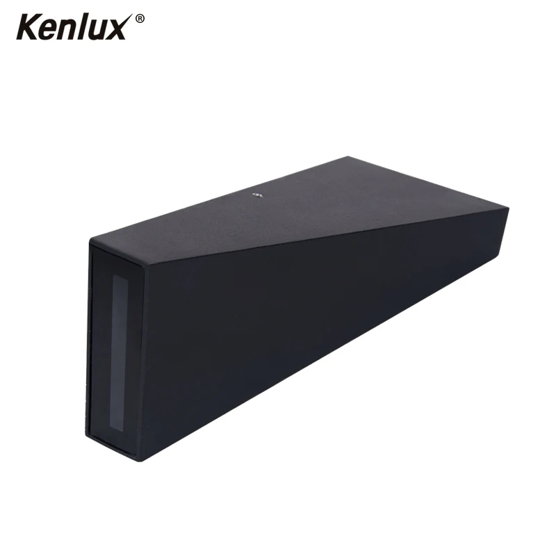 Kenlux 6 Вт светодиодный настенный светильник алюминиевый открытый Крытый Ip65 белый черный современный свет для фон с изображением виллы сад ярд лестница свет