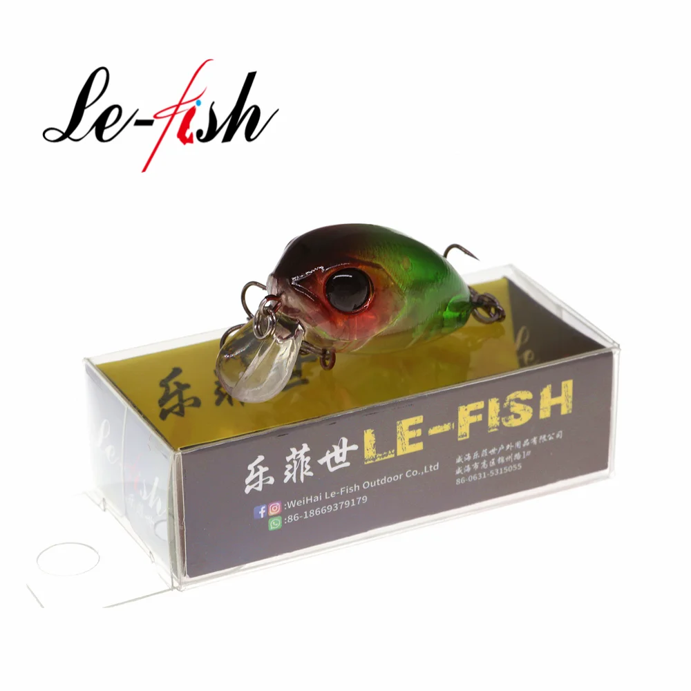 Le fish 32 мм 4 г сверхлегкие рыболовные приманки микро приманка воблер форель для щуки окунь бас плавающая кренкбейт Pesca
