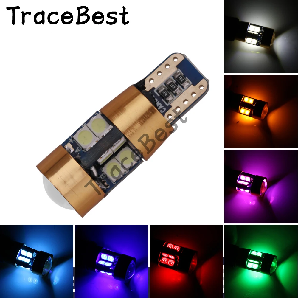 4 шт. белые Can шины без Ошибок T10 W5W 19 светодиодные лампы 3030 SMD автомобисветильник