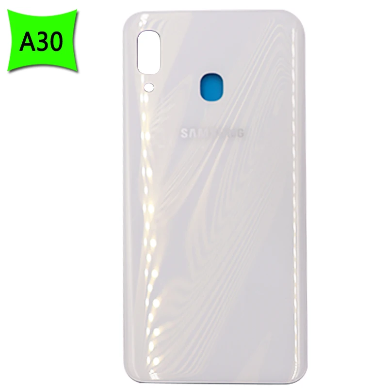 Чехол на заднюю панель для samsung Galaxy A30 A40 A50 A70 чехол на заднюю дверь для батареи чехол на заднюю дверь для A305 A405 A505 A705 - Цвет: A30 White