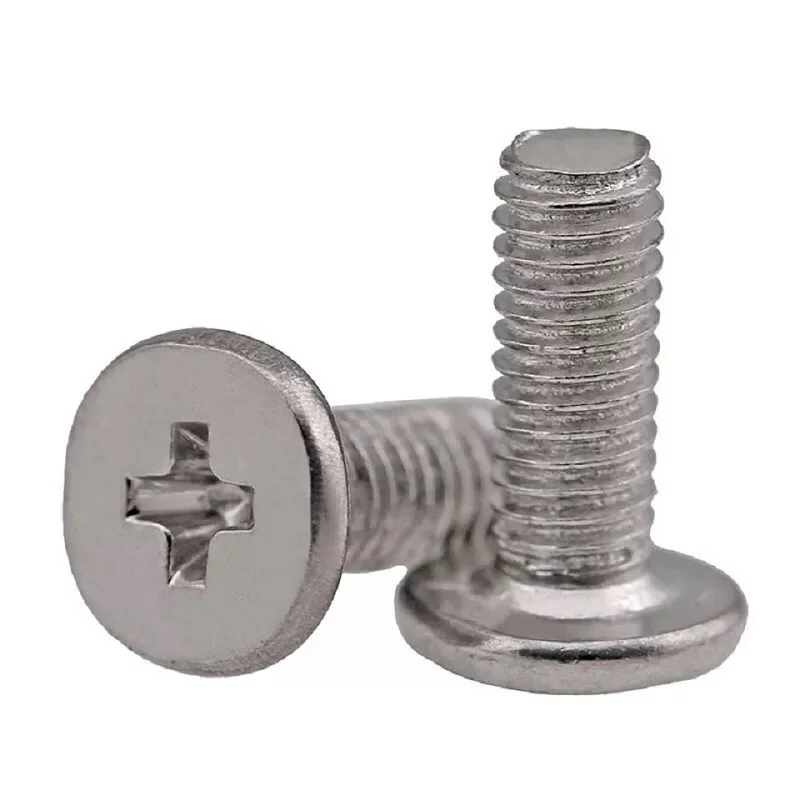 200pcs/lot M2 M2.5 M3 Nickel plated thin edge flat head cross screw CM | Обустройство дома