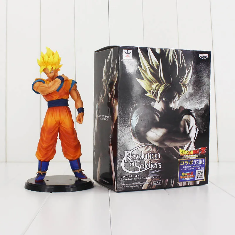 Dragon Ball Z Goku фигурка из ПВХ Коллекционная модель игрушки Аниме Супер Saiyan сон Гохан Zamasu фигурка броли игрушки для детей - Цвет: 18cm-B-with box