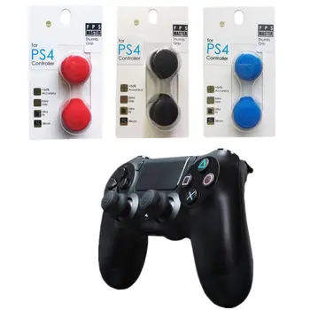 

Silicone Analog Grips Thumb Stick Caps For Playstation 4 Controller Skull &Co. FPS Master Thumb Cover For PS4 Slim PRO Gamepad