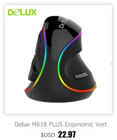 Delux M627 PMW3389 проводной сенсор+ Беспроводная игровая геймерская мышь 16000 dpi левая и правая рука Игровые мыши с DIY боковые крылья
