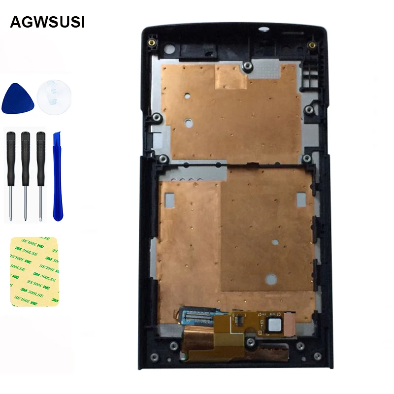 Черный ЖК-дисплей для Sony Xperia S LT26 LT26i + сенсорный экран дигитайзер сенсорная панель