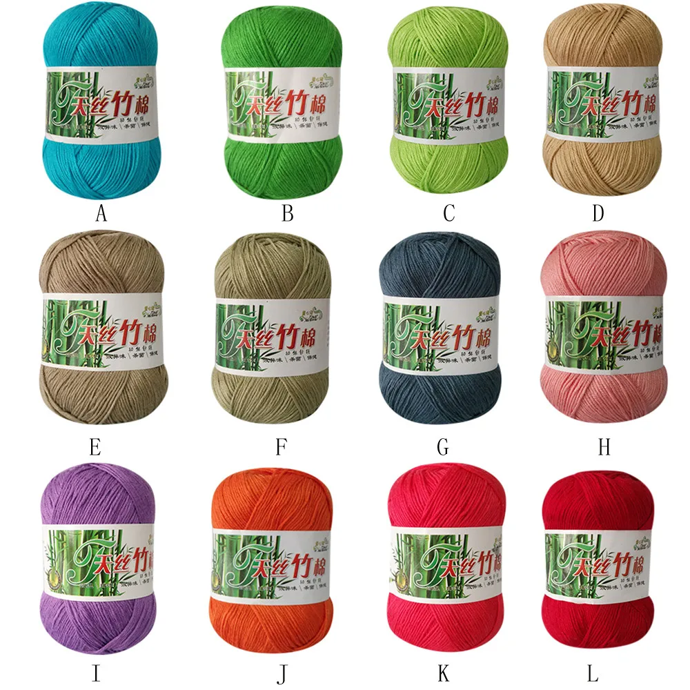 

Bamboo Cotton Wool Yarn Warm Soft Natural Knitting Crochet Knitwear Crochet Yarn Lanas Para Tejer A Crochet Bamboo Cotton Yarn