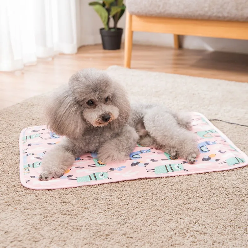 

40*30*4cm Dog Bed Cat Bed Electric Heating Pad Electric Mats for Pet Bunny Blanket Pet Products Waterproof Pet Mat For Dogs Cats