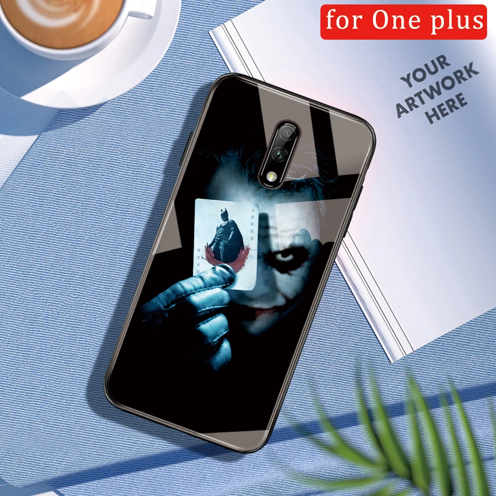 Для One Plus 6t чехол Джокер чехол для телефона закаленное стекло жесткая задняя крышка для One Plus 7T One Plus 6 1+ 5T DIY стеклянный чехол