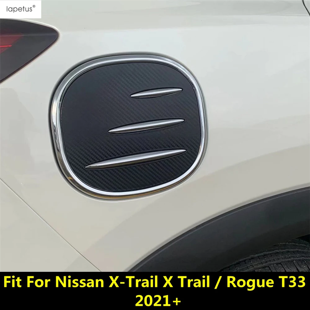 

Car Fuel Tank Oil Cap Decoration Cover Trim For Nissan X-Trail X Trail / Rogue T33 2021 - 2024 Carbon Fiber Accessories Exterior