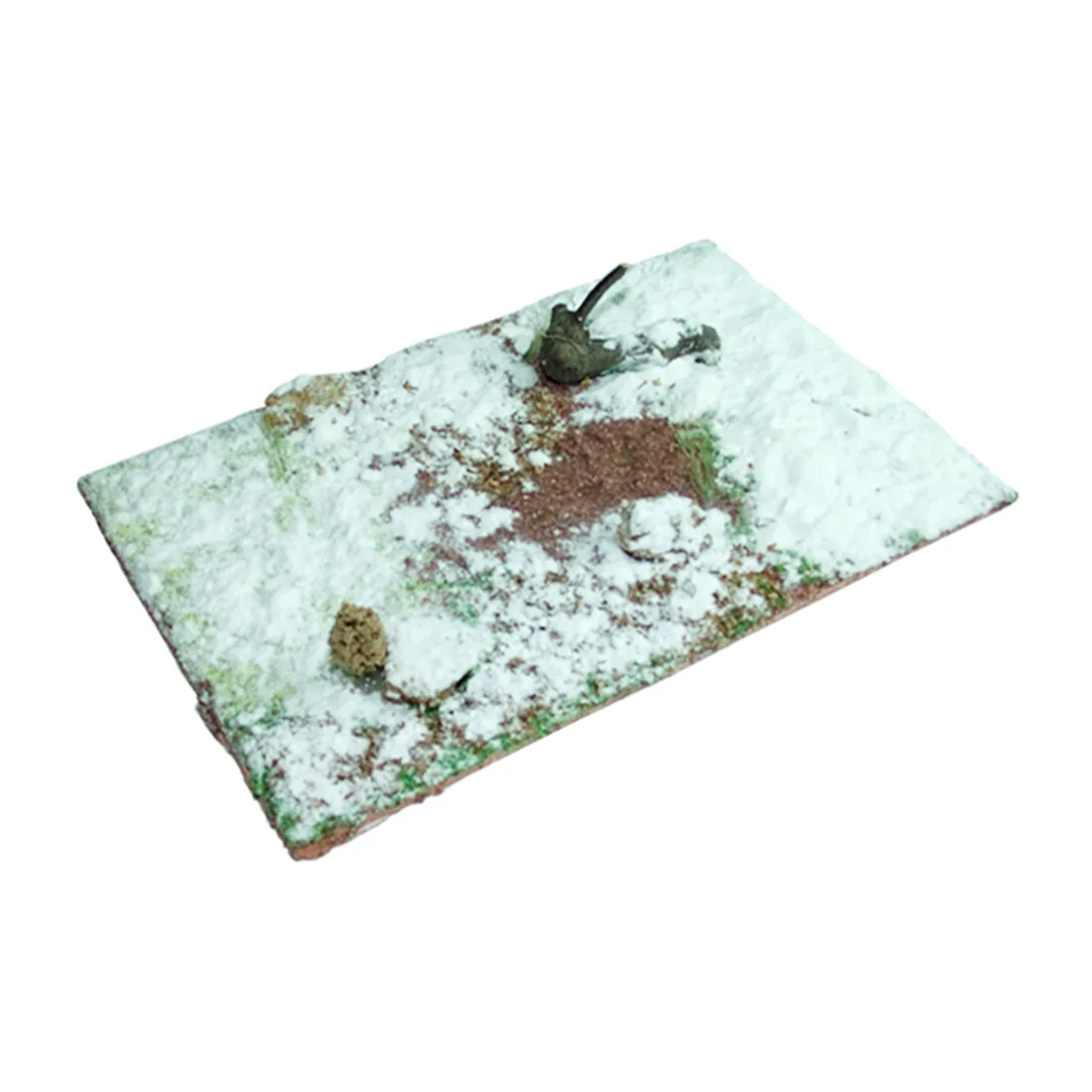 

30 x 20cm DIY Sand Table Platform Scene Simulation Terrain Wild Forest Snowfield Decor - Scene 2