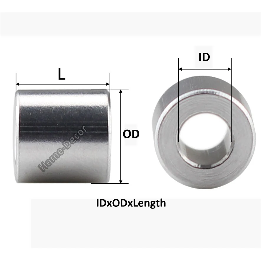 M4 Metal Bushing Clamp Bushing Limit Ring Positioning Round Sleeve Ror Coupling Shaft Coupling Connector Metal Tube #2