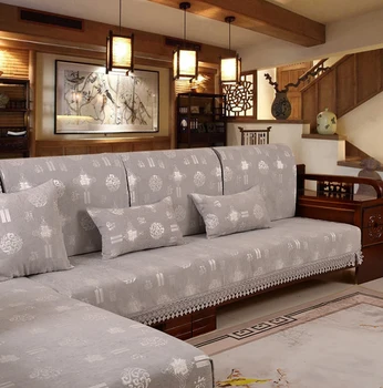 

Sofa Cover Cotton Polyester 1 Pieces Couch Cover For L-shape Corner Sectional Sofa Covers For Living Room Non-slip Cushion Towel