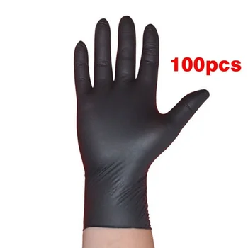 

100PCS Disposable Nitrile Gloves Gloves Latex XL Huge Household Cleaning Laboratory Nail Art Tattoo Anti-Static Gloves