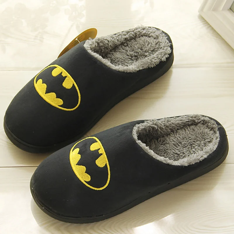 Zapatillas de casa para hombre y mujer, pantuflas de piel aterciopeladas de talla grande 45, divertidas y cálidas de felpa TPR, zapatos de invierno, novedad de 2020